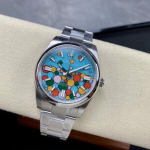 Superclone Rolex Oyster Perpetual 41 mm Turquoise Dial 124300