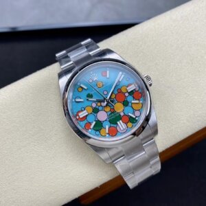 Superclone Rolex Oyster Perpetual 41 mm Turquoise Dial 124300
