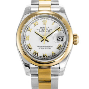 Rolex Datejust 26 mm, esfera blanca, 179163