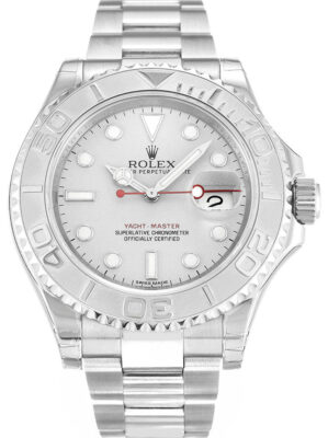 Replica Rolex Yacht-Master 40mm Silver Dial 116622 photo review