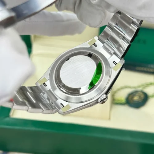 Superclone Rolex Datejust 41mm Rhodium Dial 126334 “Wimbledon” Flutted / Oyster photo review