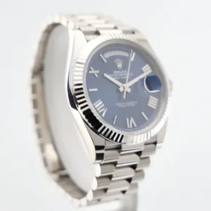 Superclone Rolex Day-Date 40 mm blaues Zifferblatt 228239
