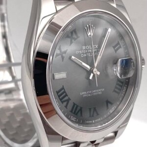 Superclone Rolex Datejust 41mm Rhodium Dial 126300 “Wimbledon” Jubileum