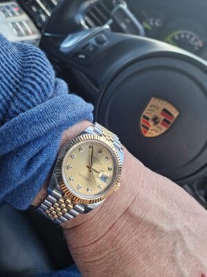 Replica Rolex Datejust 36mm Champagne Dial 16233 photo review