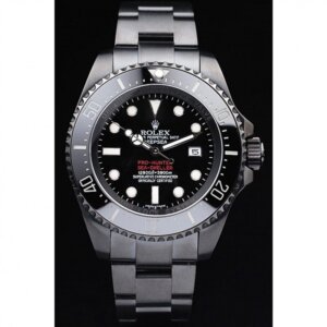 Superclone Rolex Deepsea 42mm Zwarte wijzerplaat REP016819