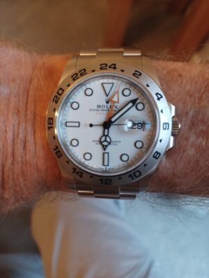 Replica Rolex Explorer II 42mm Black Dial 216570 BKSO photo review