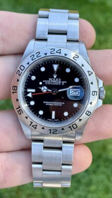 Replica Rolex Explorer II 42mm Black Dial 216570 BKSO photo review