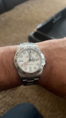 Replica Rolex Explorer II 42mm Black Dial 216570 BKSO photo review