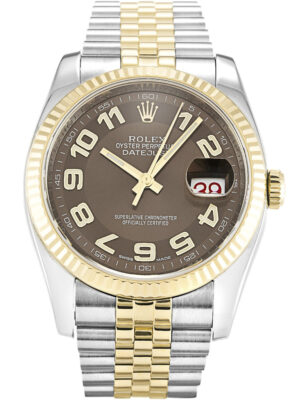 Replica Rolex Datejust 36mm Bronze Dial 116233 photo review