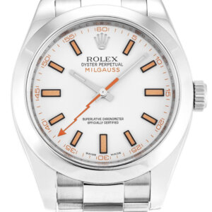 Rolex Milgauss 40mm Witte Wijzerplaat 116400