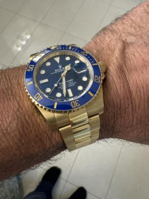 Replica Rolex Submariner 41mm Blue Dial 126618LB photo review