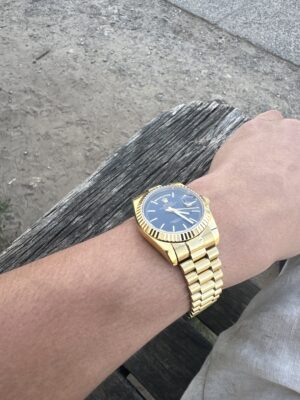 Replica Rolex Day-Date 36mm Black Dial 18038 photo review