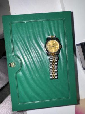 Replica Rolex Lady-Datejust 26mm Champagne Dial 179173-2 photo review