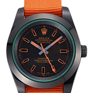 Rolex Milgauss 40mm Zwarte Wijzerplaat 622003