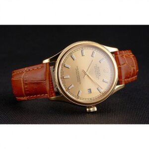 Superclone Rolex Datejust 38 mm Goldzifferblatt REP016818