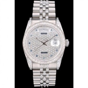 Rolex Day-Date 36 mm diamanten wijzerplaat 41985