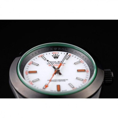 Replica Rolex Milgauss 40mm White Dial PR116610 photo review