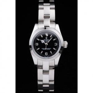 Rolex Explorer 26 mm zwarte wijzerplaat 98089