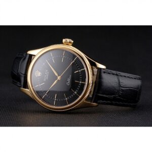 Superclone Rolex Cellini 38mm Black Dial REP016803