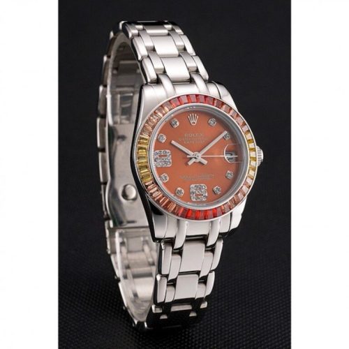 Replica Rolex Datejust 33mm Orange Dial REP016821 photo review