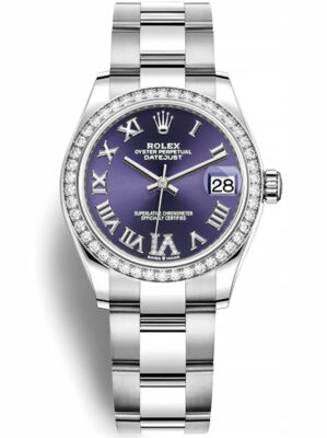 Replica Rolex Datejust 31mm Aubergine Dial 278384RBR photo review