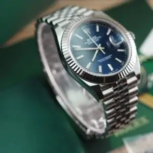Rolex Datejust 41mm Blauwe Wijzerplaat 126334 Jubileum