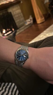 Replica Rolex Datejust 41mm Blue Dial 126334 Jubilee photo review