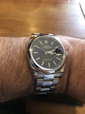 Replica Rolex Lady-Datejust 31mm Black Dial 178240-2 photo review