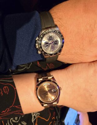 Replica Rolex Day-Date II 40mm Chocolate Dial 218235 photo review