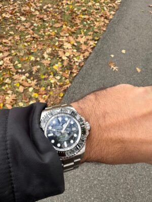 Replica Rolex Deepsea 44mm Black Dial 116660 photo review