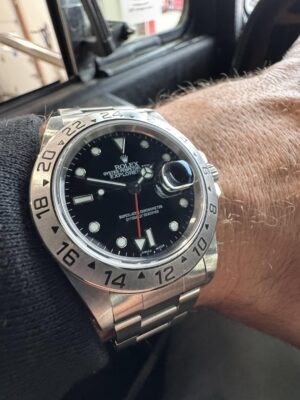 Replica Rolex Explorer 40mm Black Dial 16550 photo review