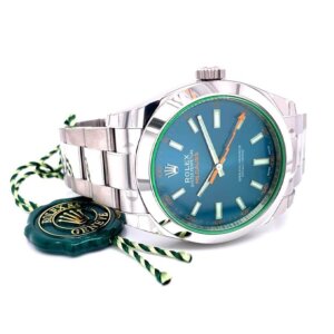 Rolex Milgauss 40mm Blauwe Wijzerplaat 116400GV