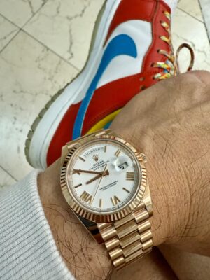 Replica Rolex Day-Date 40mm White Dial 622546 photo review