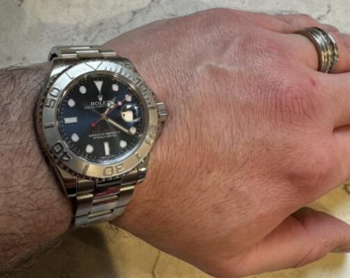 Replica Rolex Yacht-Master 40mm Black Dial 116622 photo review