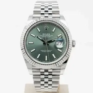 Rolex Datejust 41mm Green Dial 126334 Jubilee