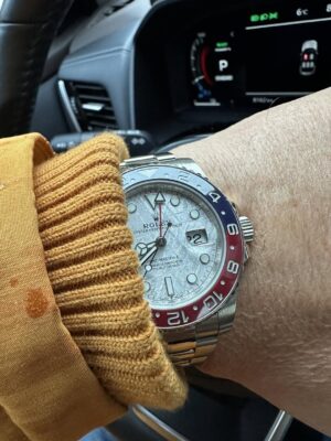 Replica Rolex GMT-Master II 40mm Meteorite Dial 126719BLRO “Superman” photo review