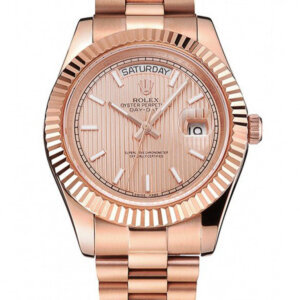 Superclone Rolex Day-Date 40 mm Cadran or rose REP016823
