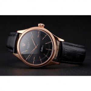 Superclone Rolex Cellini 38mm Black Dial REP016815