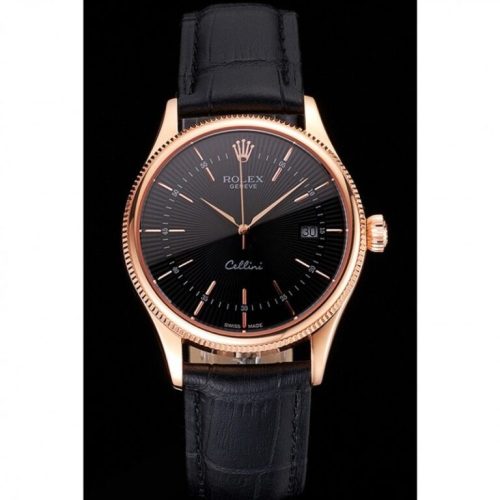 Superclone Rolex Cellini 38mm Black Dial REP016799 photo review