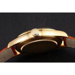 Superclone Rolex Datejust 38 mm Goldzifferblatt REP016818