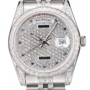 Rolex Day-Date 36 mm diamanten wijzerplaat 41985