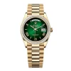 Superclone Rolex Day-Date Green Ombré Dial 128398tbr-0028 36 mm