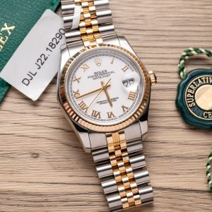 Replica Rolex Datejust White Roman Dial 126231-0015 36 mm