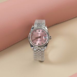 Vista alternativa de Replica Rolex Datejust Pink Diamond Dial 278274-0032 31 mm