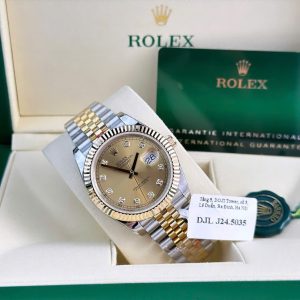 Replica Rolex Datejust Champagne Diamond Dial 126333-0012 41 mm