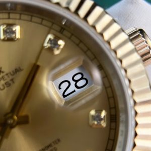 Replica Rolex Datejust Champagne Diamond Dial 126333-0012 41 mm