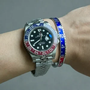 Autre point de vue sur Replica Pepsi GMT Titanium Steel Bracelet