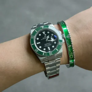 Replica Hulk Green Submariner Titanium Steel Bracelet