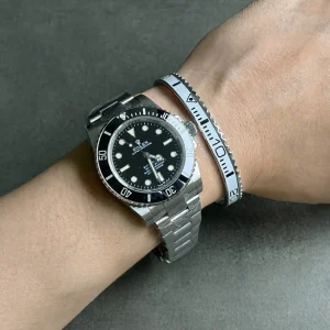 وجهة نظر بديلة لـ Replica White Titanium Steel Bezel Bracelet