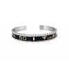Replica Black Titanium Steel Bezel Bracelet